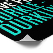 Sorry I Can't Have Plans Hurkle Durkling Funny Hur ポスター (角)