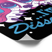 Sorry I Can't Hear You I'm Dissociating Funny Dog  ポスター (角)