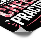 Sorry I Can't I Have Cheer Practice Cheerleader  ポスター (角)