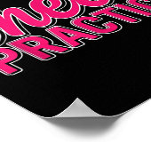 Sorry I Can't I Have Cheer Practice Cheerleader Ch ポスター (角)