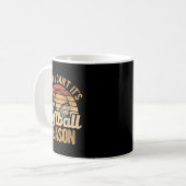 Sorry I Can't It's Softball Season Softball Player コーヒーマグカップ (正面左)