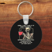 Sorry I Can't Make It To Work Tomorrow Mechanic Sa キーホルダー (正面)