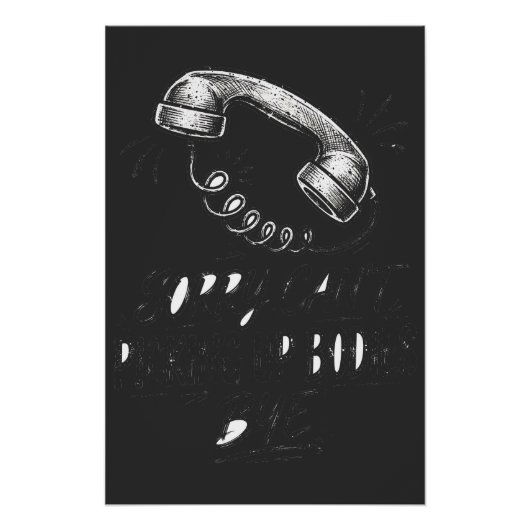 Sorry I Can't — Picking Up Bodies ポスター (正面)
