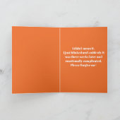 Sorry I Ghosted Apology (Woman to Man) カード (内部)