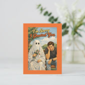 Sorry I Ghosted Apology (Woman to Man) ポストカード (スタンド正面)