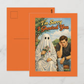 Sorry I Ghosted Apology (Woman to Man) ポストカード (正面/裏面)