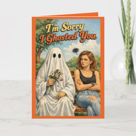 Sorry I Ghosted You Funny Apology Card-Personalize カード