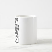 Sorry I Have Plans With My Dog コーヒーマグカップ (中央)