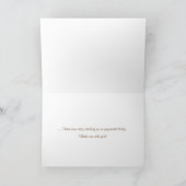 "sorry i haven't written" greeting card  カード (内部)