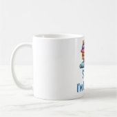 Sorry I’m Booked - Bookworm Humor コーヒーマグカップ (左)