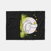 Sorry I’m Late His Timing Not Mine Ecclesiastes 3_ フリースブランケット (正面(横))