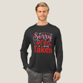 Sorry I’m Taken Funny Valentine Relationship Desig トライブレンドＴシャツ (正面全体)