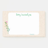 Sorry I missed you customize on marble design ポストイット (正面)