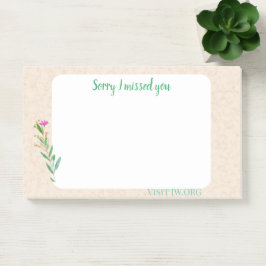 Sorry I missed you. Visit Jw.org on marble design  ポストイット