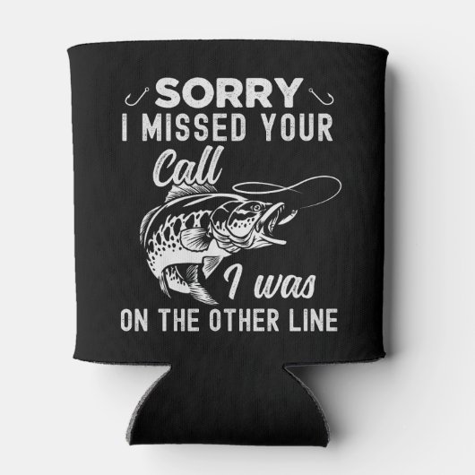 Sorry I missed Your Call Funny Fishing 缶クーラー (裏面)