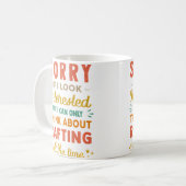 Sorry If I Look Interested - Think About Rafting F コーヒーマグカップ (正面左)