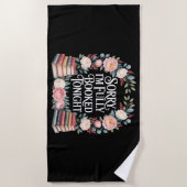 Sorry I'M Fully Booked Tonight ビーチタオル (正面)