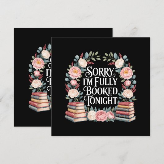 Sorry I'M Fully Booked Tonight メニュー (正面/裏面)