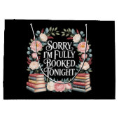 Sorry I'M Fully Booked Tonight  ラージペーパーバッグ (裏面)