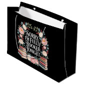 Sorry I'M Fully Booked Tonight  ラージペーパーバッグ (正面アングル)