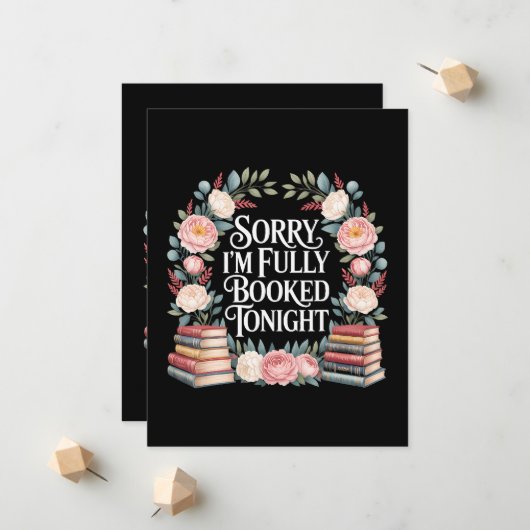 Sorry I'M Fully Booked Tonight  案内状 (正面/裏面インサイチュ)