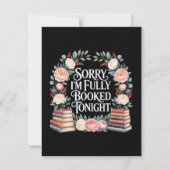 Sorry I'M Fully Booked Tonight  案内状 (裏面)