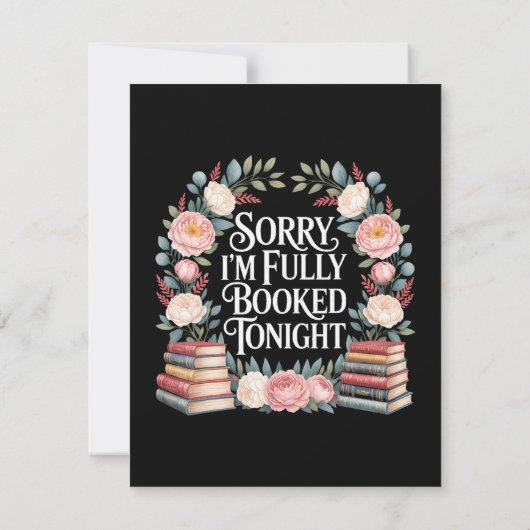 Sorry I'M Fully Booked Tonight  案内状 (裏面)