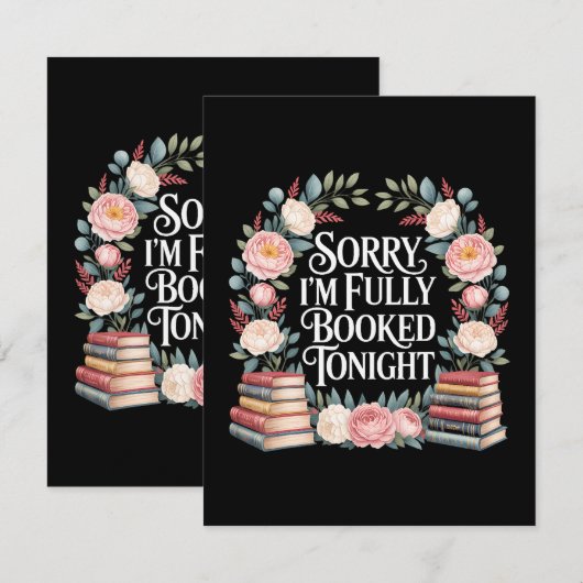Sorry I'M Fully Booked Tonight  案内状 (正面/裏面)