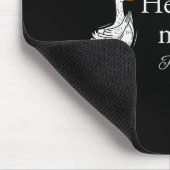 Sorry I'm Late Funny Goose Christian Bible Verse F マウスパッド (コーナー)