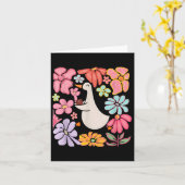 Sorry I'm Late His Timing Not Mine, Funny Christia カード (黄色い花)