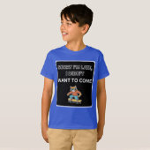  Sorry I'm Late I Didn't Want to Come Cat  Tシャツ (正面フル)