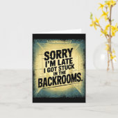 Sorry I'm Late I Got Stuck In The Backrooms Limina カード (黄色い花)