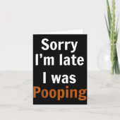 Sorry I'm Late I Was Ong  カード (正面)
