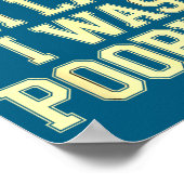 Sorry I'm Late I Was Ong Funny Joke Sarcastic Quot ポスター (角)