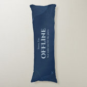 Sorry, I'm offline, Gamer, Text, Blue ボディピロー (正面縦)