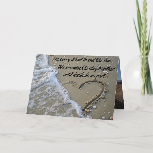 Sorry It Had To End Like This Funny Put-Down Bye 2 カード (正面)