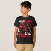 Sorry Ladies Mom Is My Valentine Dinosaur Monster  Tシャツ (正面フル)