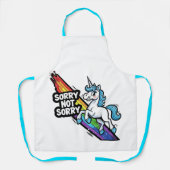 Sorry not Sorry Unicorn エプロン (正面)