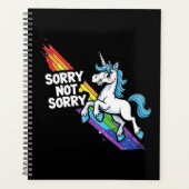 Sorry not Sorry Unicorn Planner プランナー手帳 (正面)