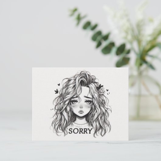 Sorry Postcard ポストカード (スタンド正面)