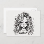 Sorry Postcard ポストカード (正面/裏面)
