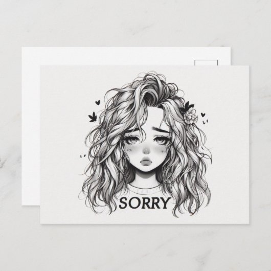 Sorry Postcard ポストカード (正面/裏面)
