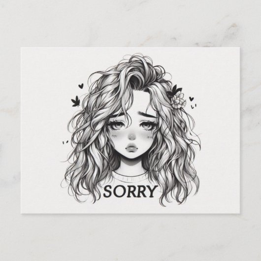 Sorry Postcard ポストカード (正面)