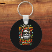 Sorry Rizzlers Sigmas Don't Do Ugly Sweaters Santa キーホルダー (正面)