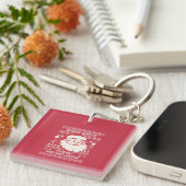 Sorry Santa Friends Bad Influence Ugly Christmas  キーホルダー (正面右)