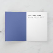 Sorry Things Are Prickly Cactus Get Well カード (内部)