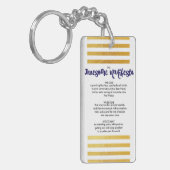 Sortaの素晴らしい声明Keychain キーホルダー (正面左)