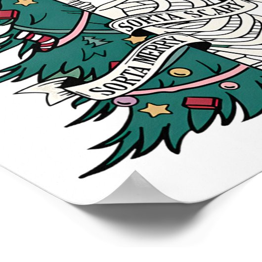 Sorta Merry Sorta Scary Christmas  ポスター (角)