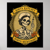 Sorta Ratchet Sorta Nightingale Skeleton Nurse Hal ポスター (正面)