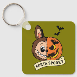 Sorta Spooky Halloween Cute Labubu キーホルダー